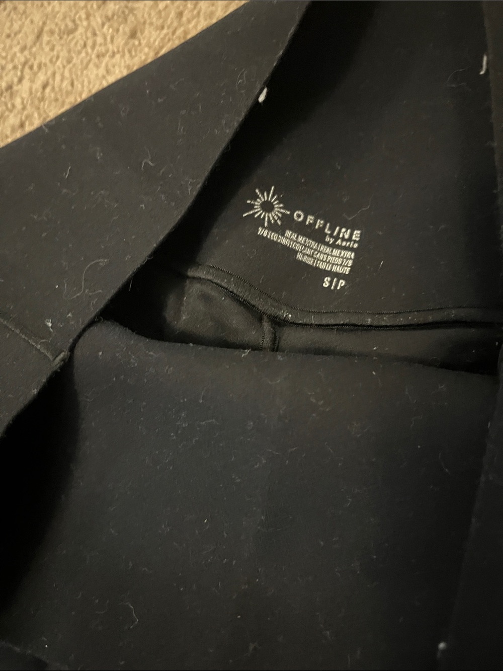 Aerie Black High-Waist Leggings - Picture 2 of 3